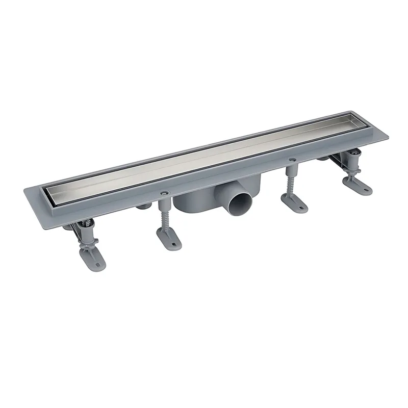 Душовий трап Mixxus DRAIN-06-30 з пластиковою основою і накладкою з неірж. сталі SUS304 70x300 мм (M, фото 1