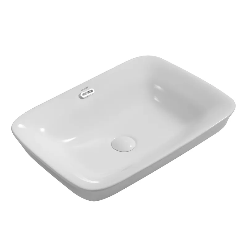 Раковина врізна на стільницю Mixxus Premium STYLE-1601 590х420х180mm з переливом (MP6570), фото 1