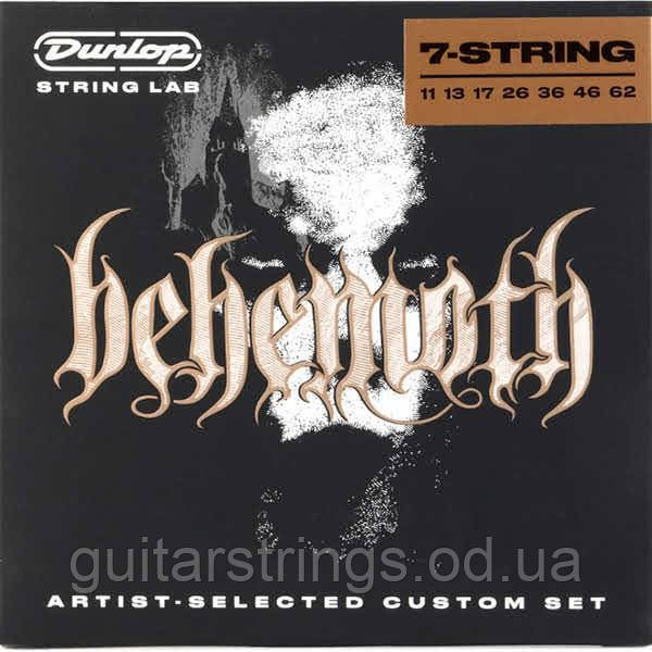 Струны Dunlop BEHN1162-7 String Lab Behemoth Signature Custom Nickel 7-String 11-62