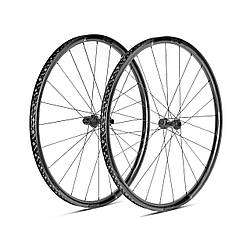 Колесо пер. + задн. 28" ERE TENACI GT25 CARBON, Gravel, 100x12/142x12, CL, HG11, tubeless, чорний сатин