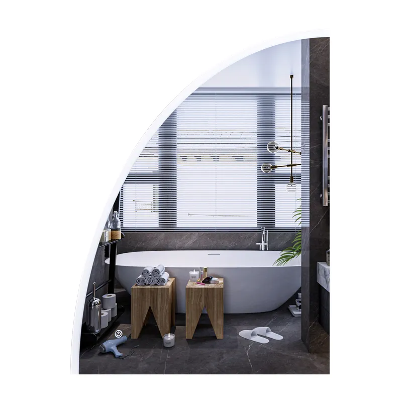 Зеркало Mixxus Premium TOPPER MS02-75x100 с Led Touch, Anti-fog, димером (3-6,5kK) (MP6634), фото 1