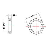 Контрайка чавунна 1/2, фото 2