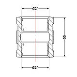 Муфта чавунна 2" ВР, фото 2