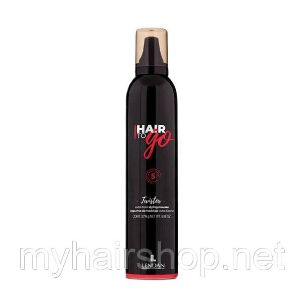 Мус екстра сильної фіксації LENDAN Hair To Go 300 мл, фото 1