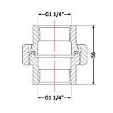 Згін "Американка" чавунна 1" 1/4 ВР, фото 2