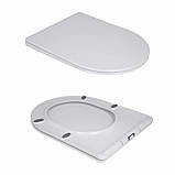 Унітаз-компакт Qtap Jay із сидінням Soft-close QT07222176W, фото 8