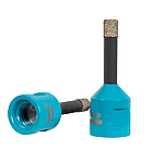 💎Алмазна коронка BIHUI TURBO ∅8 для сухого свердління М14 для УШМ, фото 2