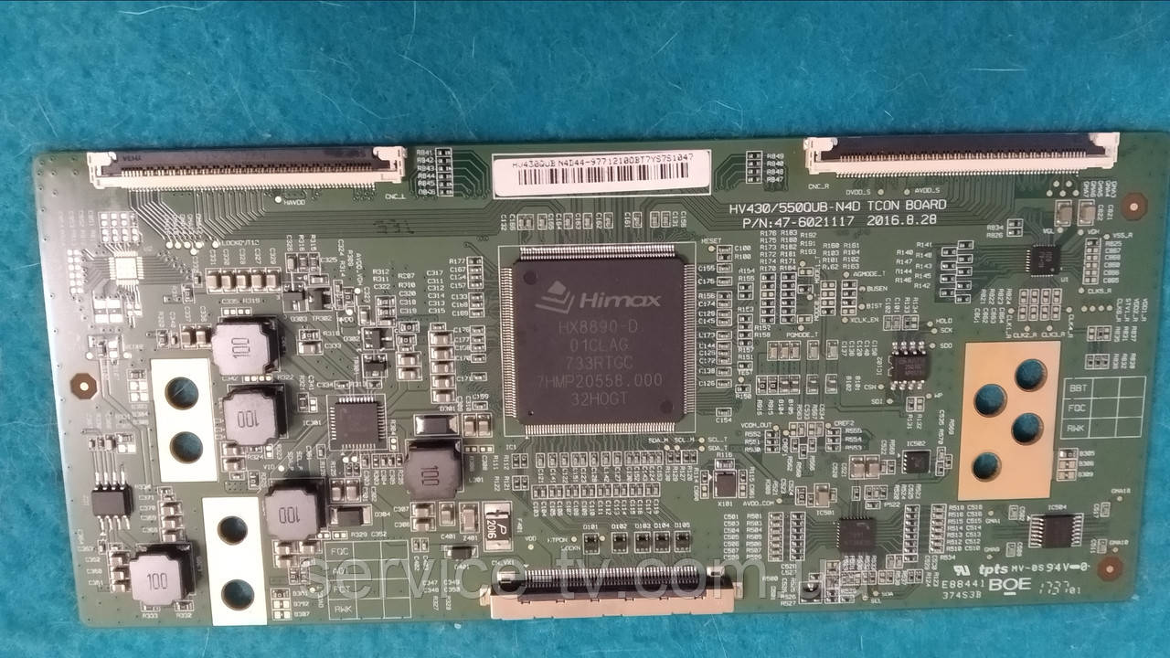 Плата Tcon HV430/550QUB-N4D від телевізора LG 43UJ651V-ZA