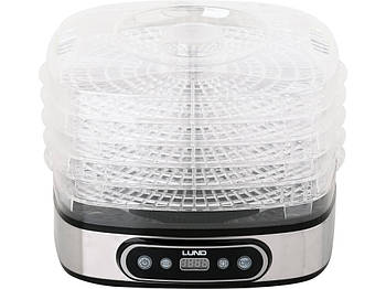 Сушарка для харчових продуктів 5 SIT, 420-500 Вт з таймером LUND 68271