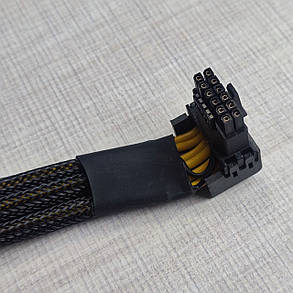 Перехідник 12VHPWR 12 pin + 4 pin живлення відеокарти 4090/4080/4070/L40/H100 з 3 x 8 pin тип А, фото 4
