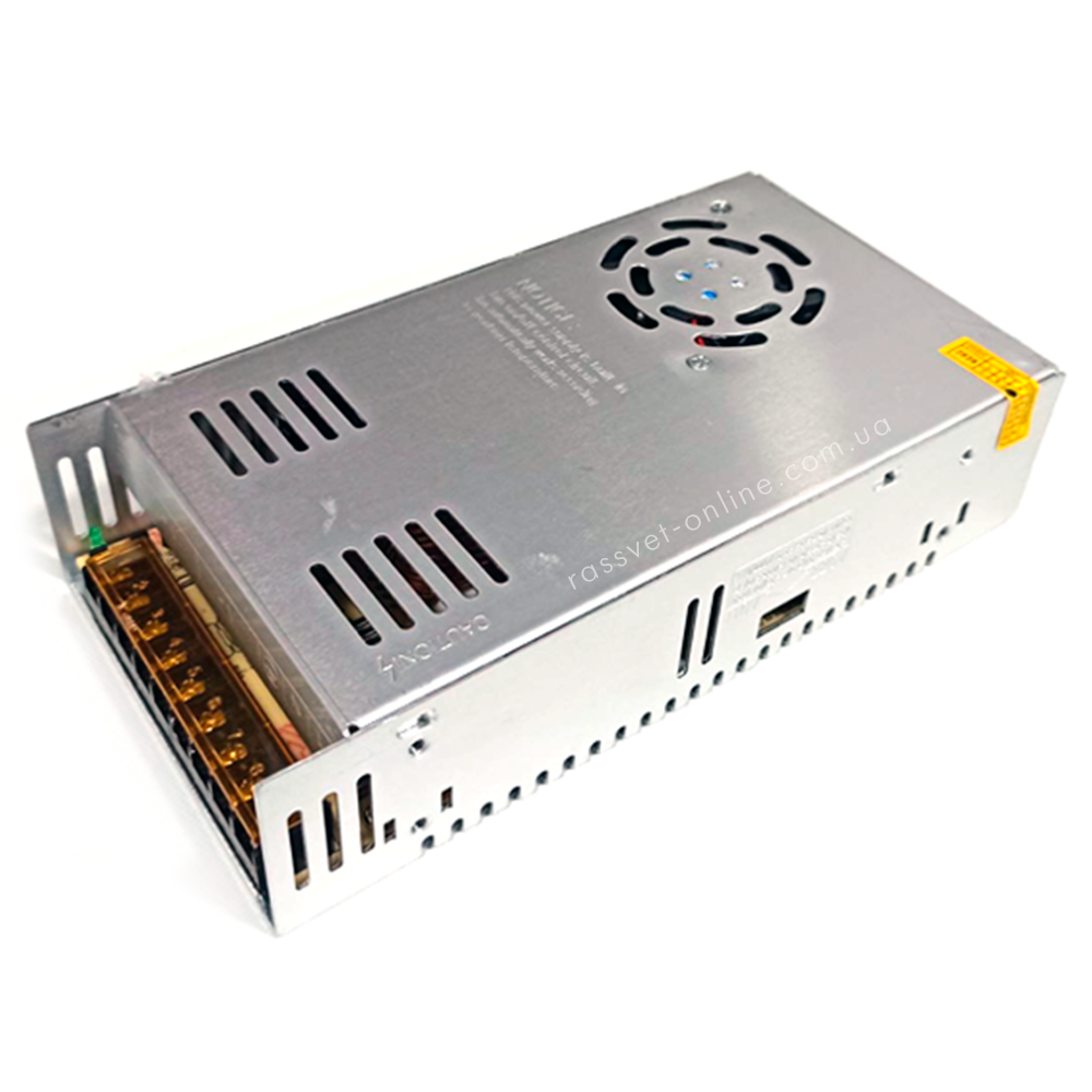 Блок живлення 400W MR-400-12 12V 33.3А (400Вт 12В 33.3А) IP20 200×110×50мм для світлодіодної LED стрічки, модулів, лінійок