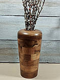 Ваза для сухоцвітів та декору .Горіх, фото 3