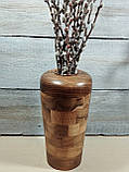 Ваза для сухоцвітів та декору .Горіх, фото 7