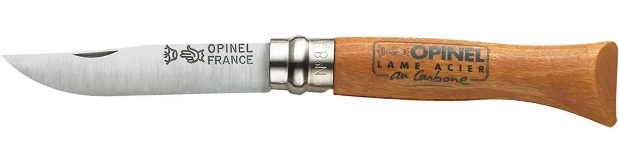 Складаний ніж Opinel VRN №8 вуглецева сталь (113080)