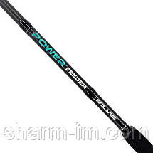 Фідерне вудлище Solaris Power Feeder 3.6 м Тест 60-150 г Carbon, фото 3