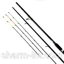Фідерне вудлище Solaris Power Feeder 3.6 м Тест 60-150 г Carbon, фото 4