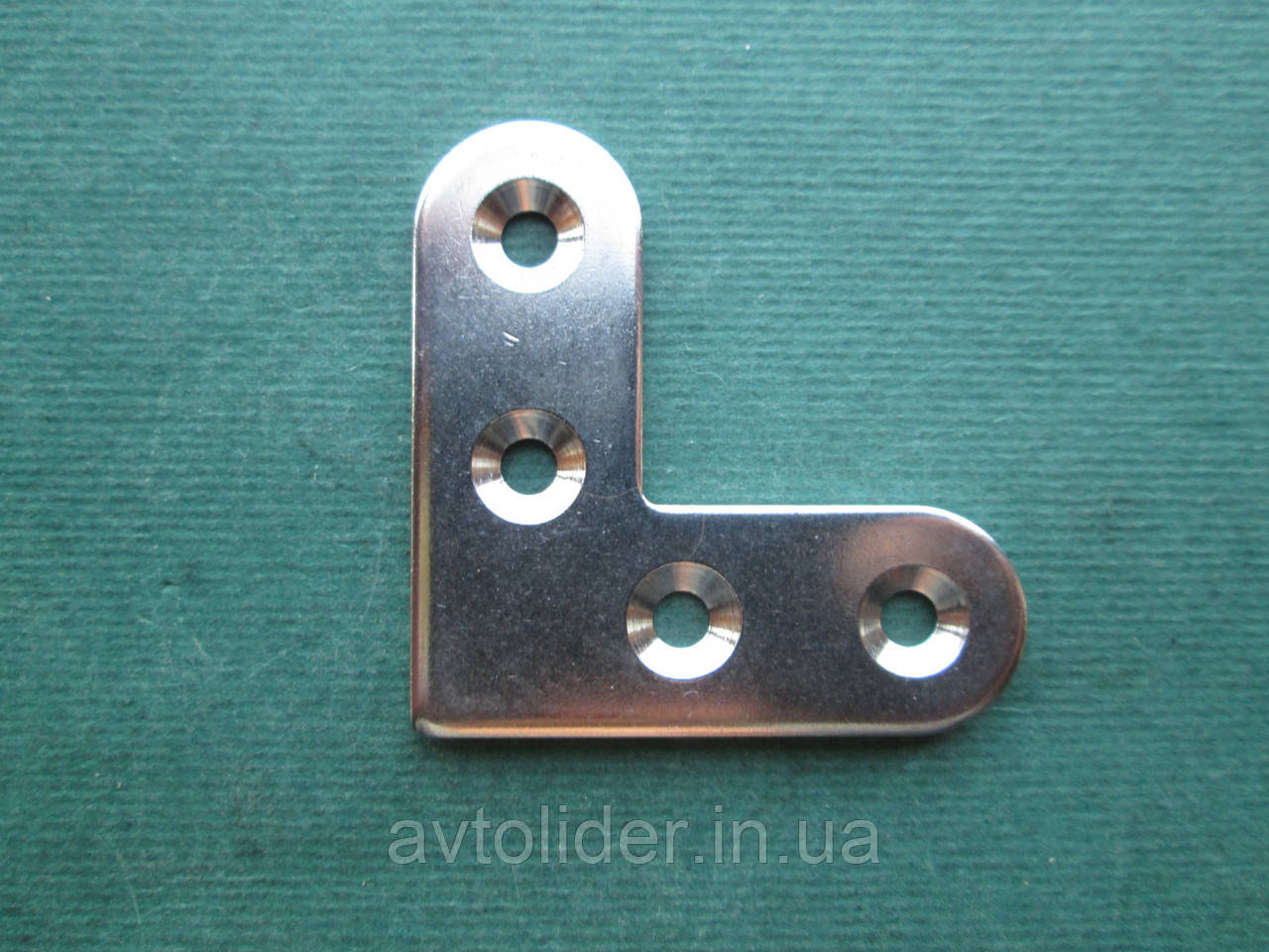 Кутник плоский, товщина 2 мм, нержавіюча сталь А4 (AISI 316), фото 1