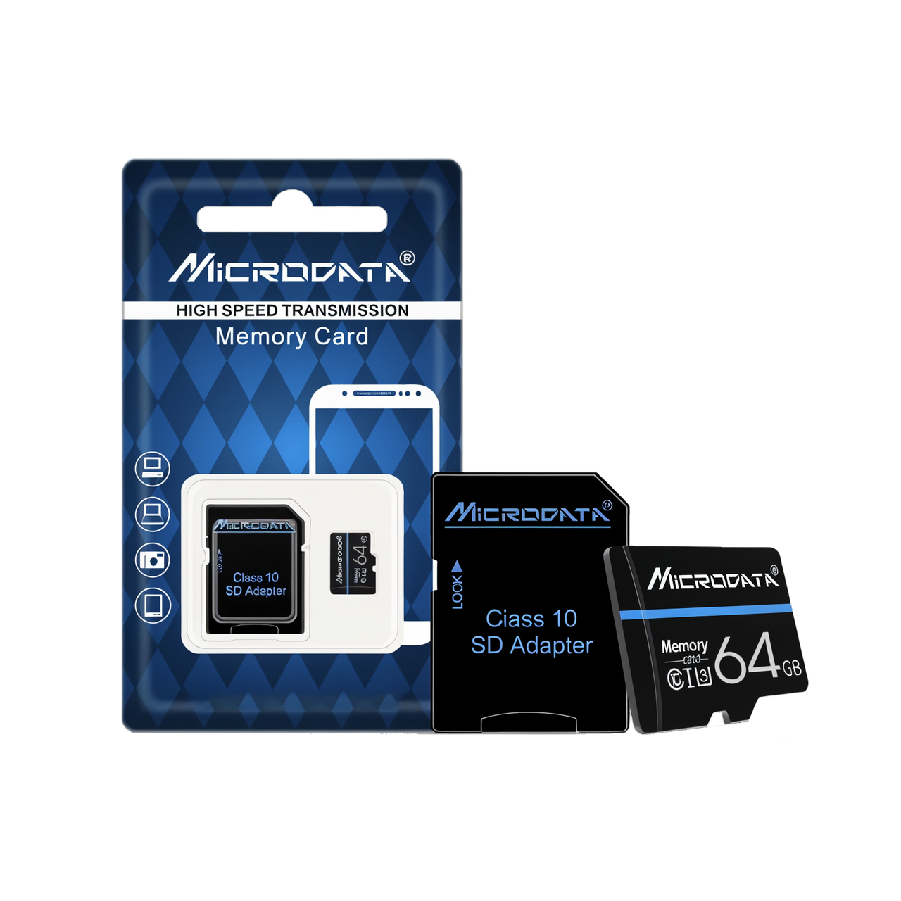 Картка пам'яті Microdata 64GB A1 Class 10