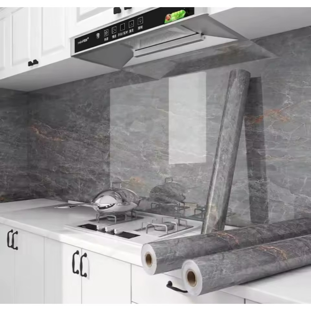 Самоклейна плівка Supretto Мармур СЕРА AND 081, фото 1