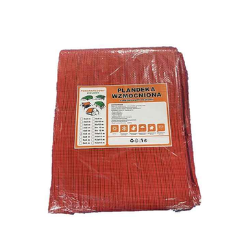 Тент 5*8м 60 г/м2 помаранчево-зелений Plandeka BBC-R