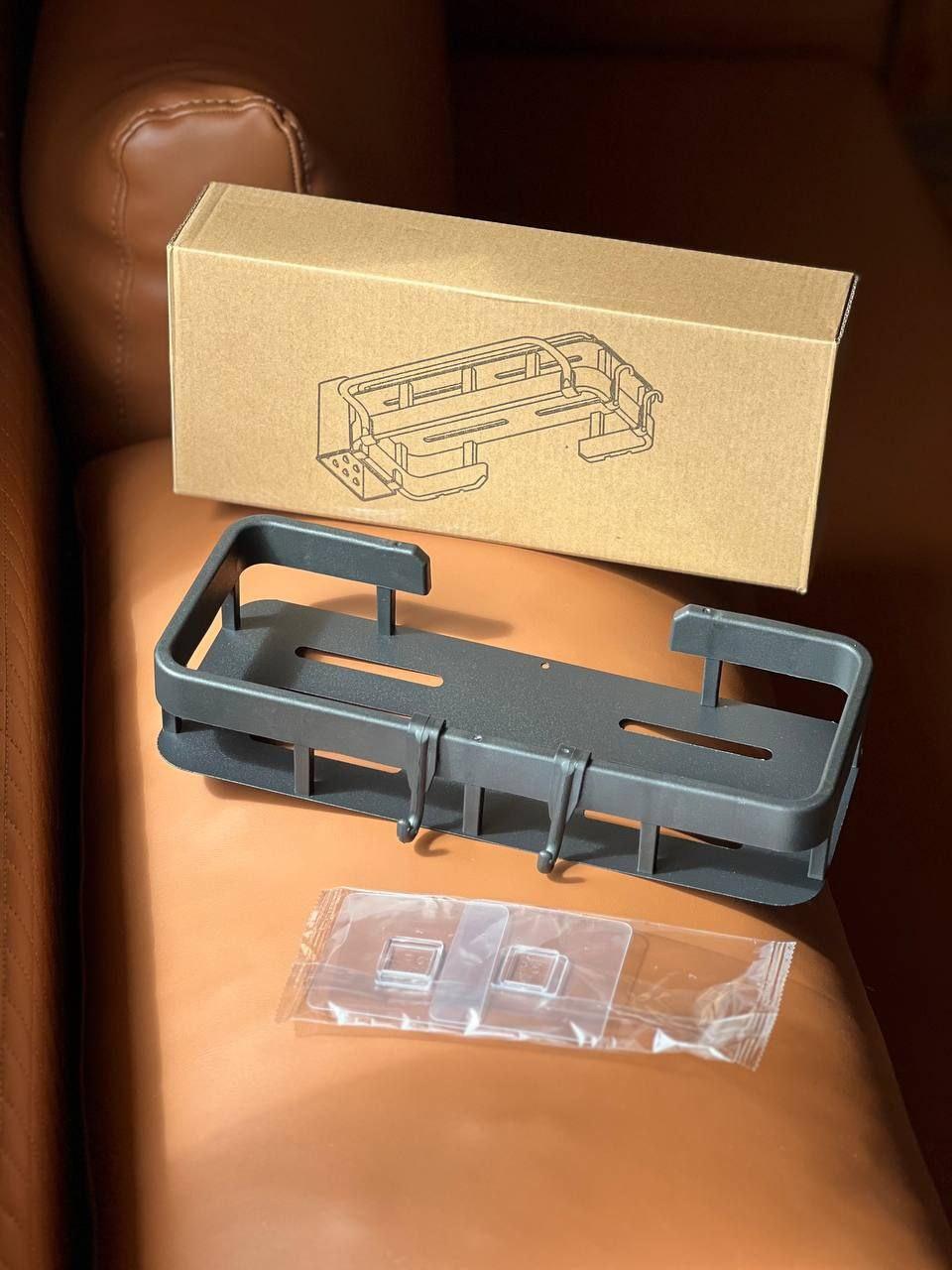 Органайзер у ванну Чорна полиця Pull bracketAND-20-60PCS, фото 1