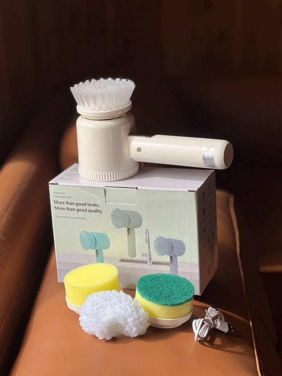 Електрична щітка для чищення 3 в 1, щітка для миття Folding cleaning brush AND 1-41, фото 1