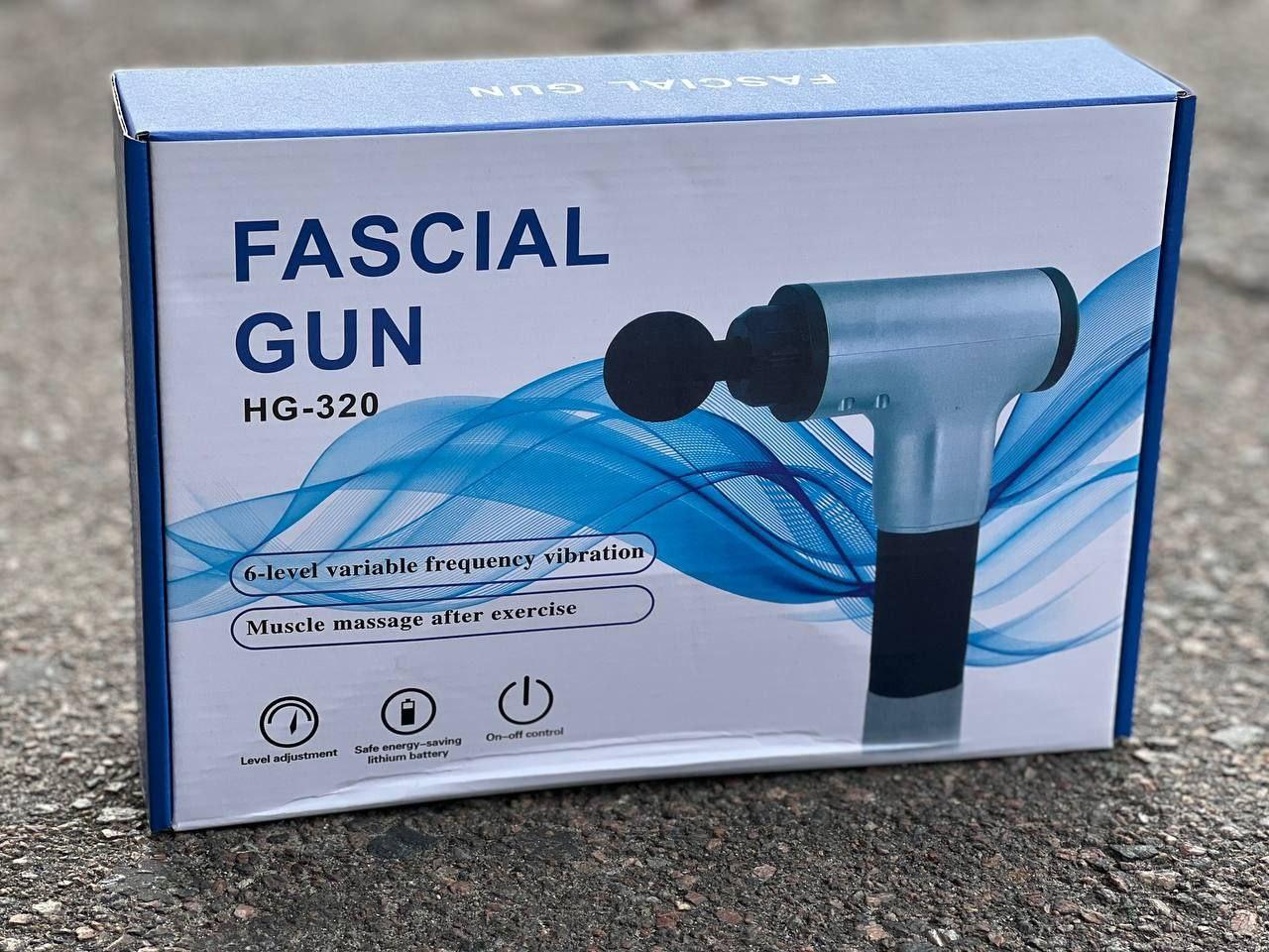 Масажер М'язовий Fascial Gun FH-320 USB, фото 1