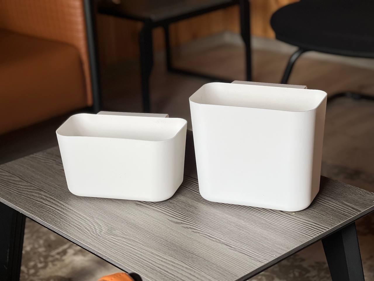 Відро для сміття на двері БІЛЕ велике AND XL-1171, фото 1