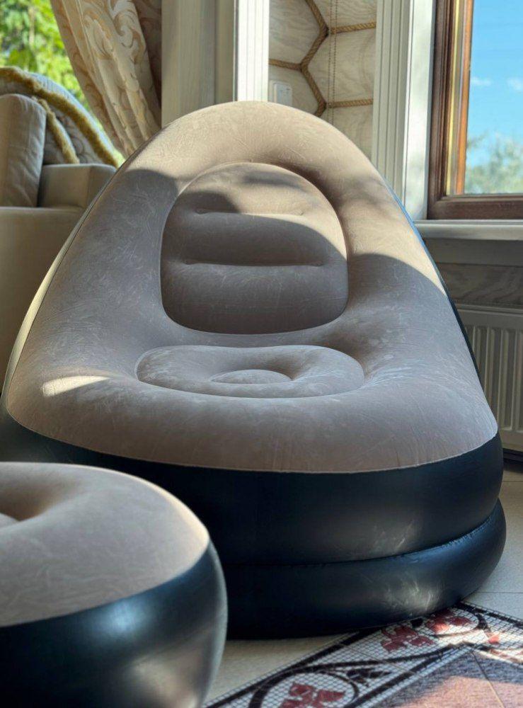 Надувний диван-ліжко, крісло для відпочинку, фото 1