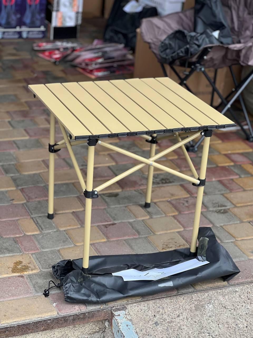 СТІЛ туристичний складаний УНІВЕРСАЛЬНИЙ БЕЖОВИЙ AND10485-3, фото 1