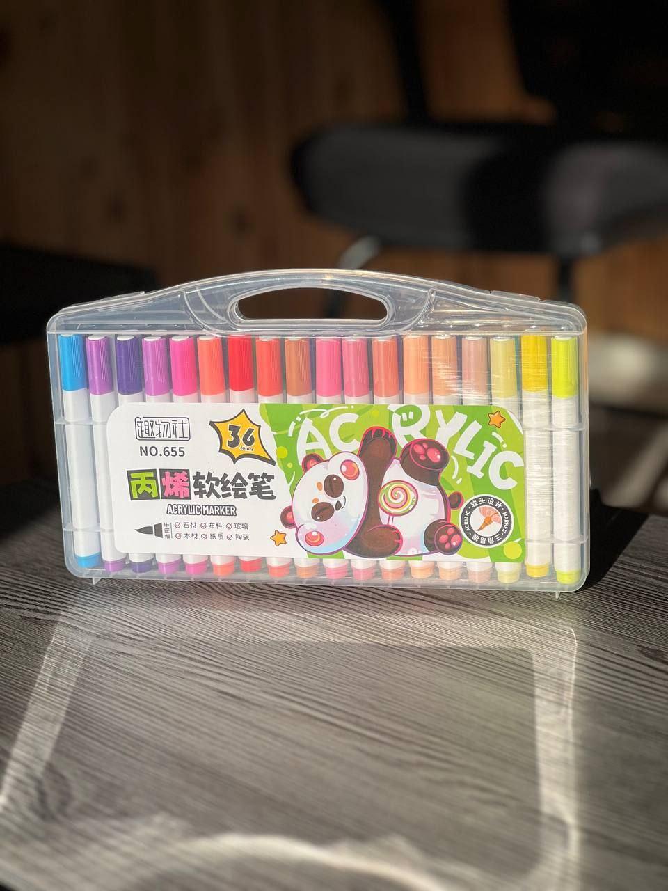 Акварельні маркери НОВІ 36 Water color penAND 655-36 (36 шт), фото 1