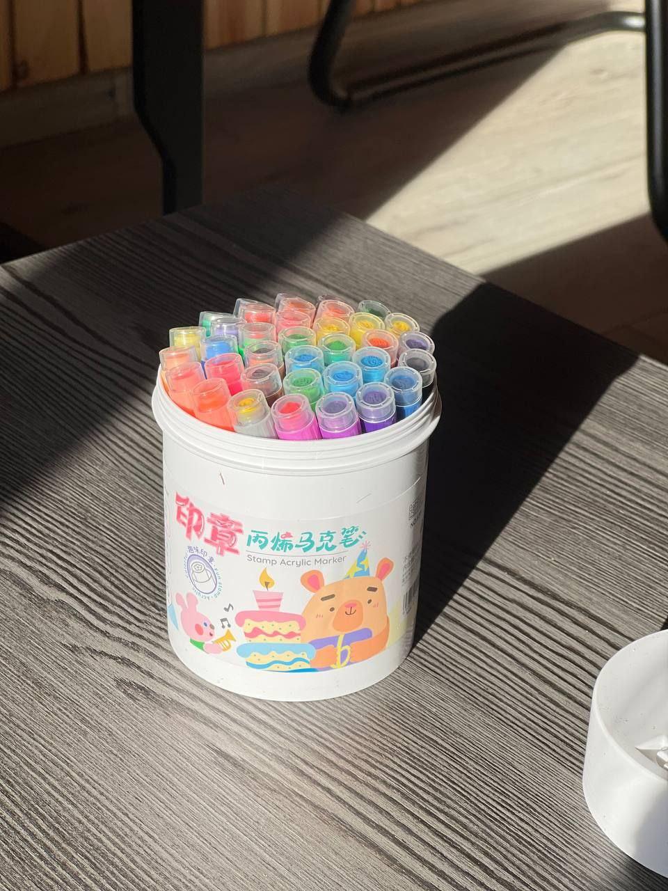 Акварельні маркери БІЛІ-NEW 36 Water color pen AND 638- 36 (36 шт), фото 1