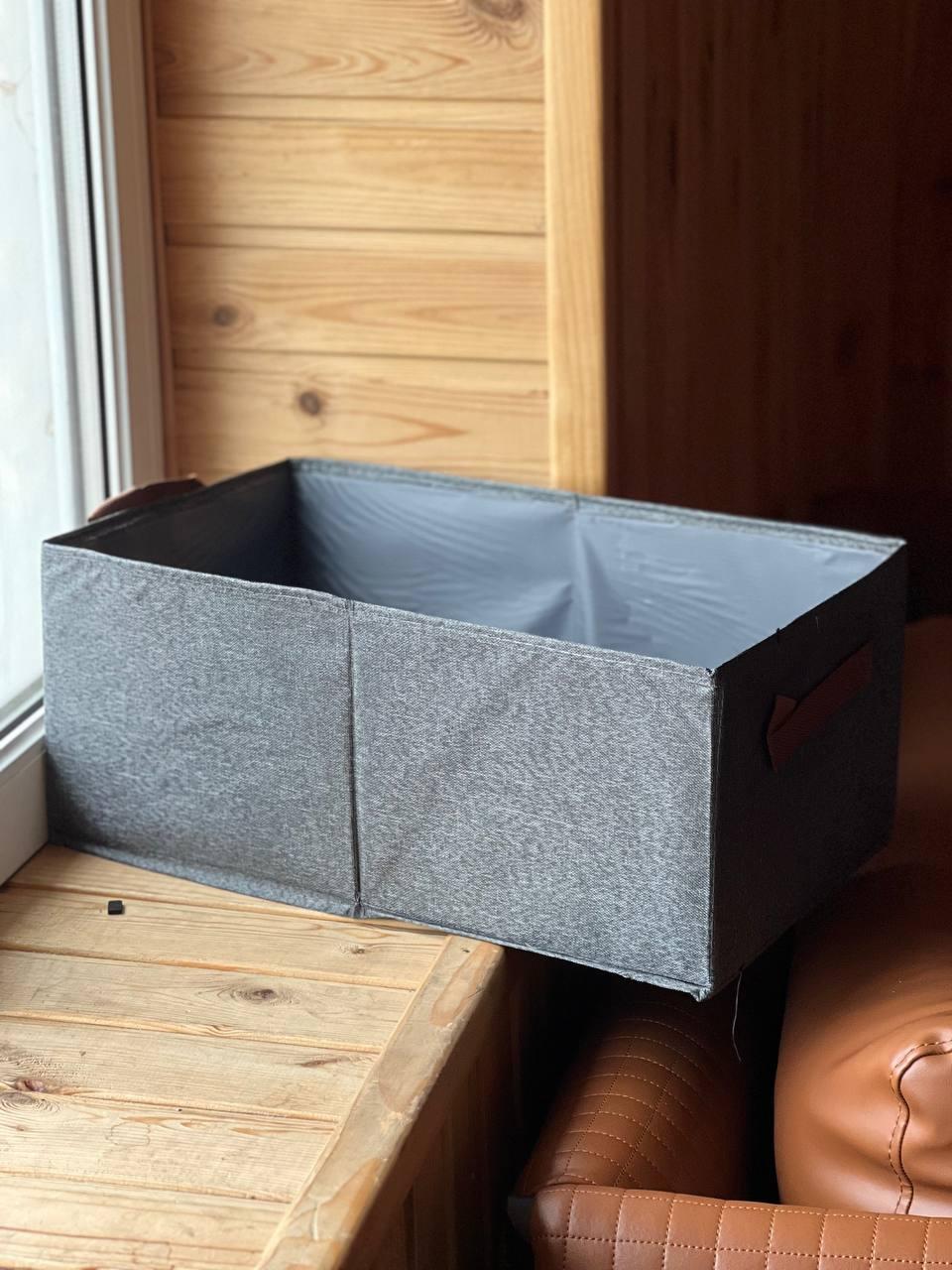 КОРОБКА Органайзер для одягу, storage box ЧОРНА 20*25*36 AND XL-1083, фото 1