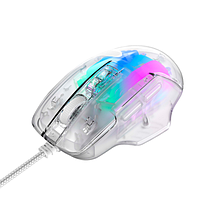 Мишка ігрова з програмованими клавішами Havit HV-MS1011SE прозорий/білий, фото 3