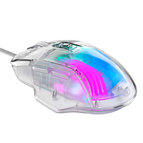 Мишка ігрова з програмованими клавішами Havit HV-MS1011SE прозорий/білий, фото 2