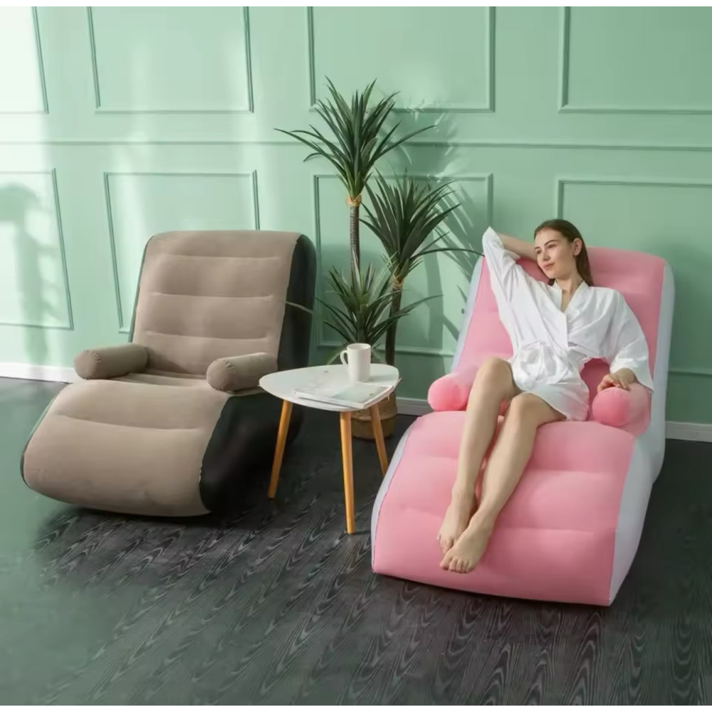 Надувний ДИВАН ЛІЖКО, потовщене крісло для відпочинку AND LY-770, фото 1