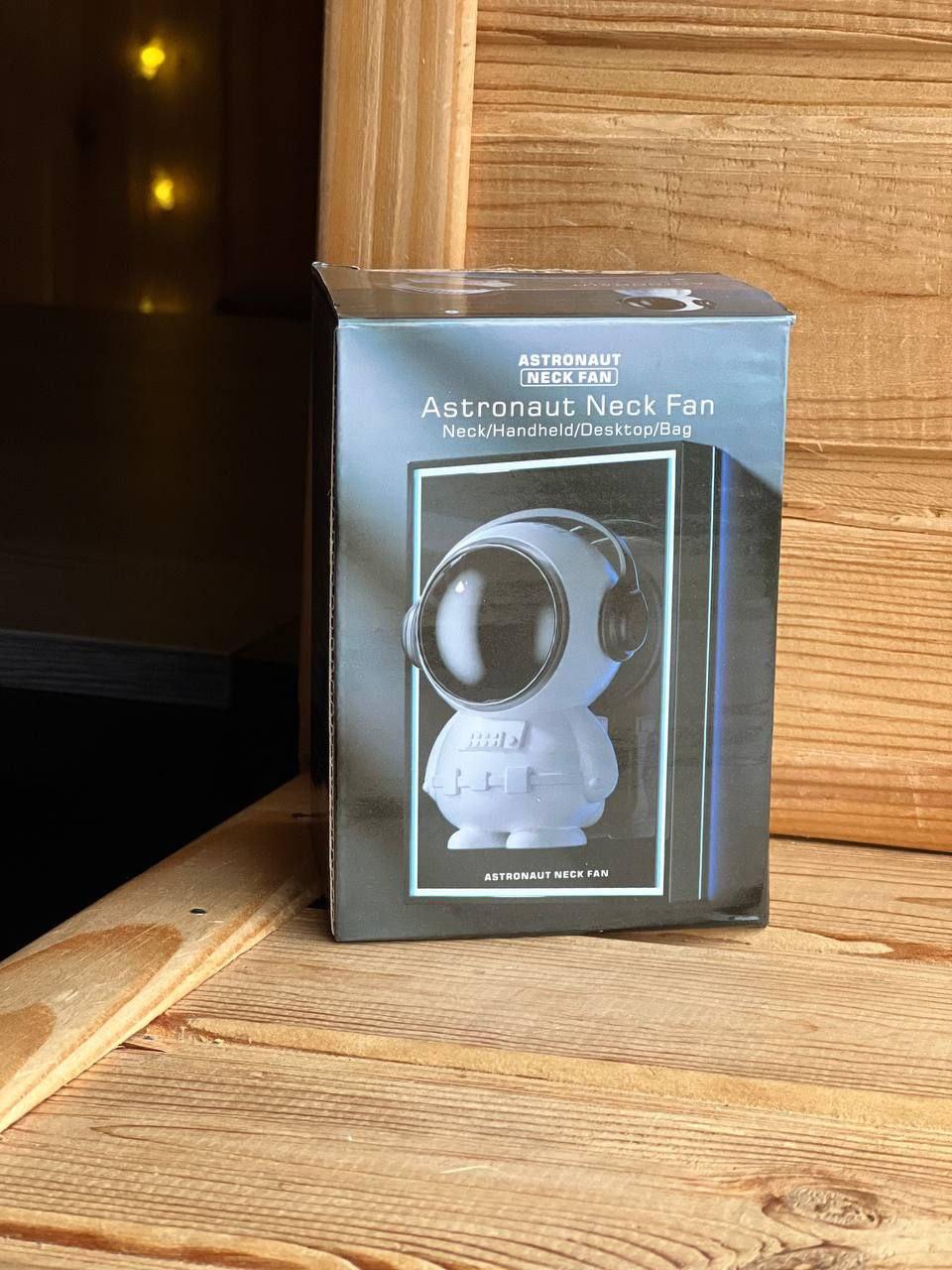 Вентилятор на шию астронавт, портативний невеликий вентилятор, зарядка через USB, фото 1