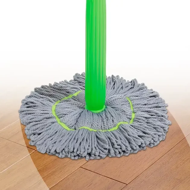 Швабра для сухого та вологого прибирання ЗЕЛЕНА, 2 в 1, 360 дюйма AND LY-741, фото 1