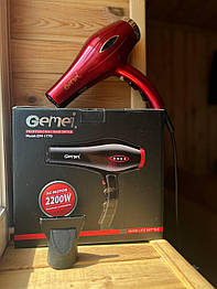 Фен для сушіння укладання волосся Gemei Gm-1770 2200 Вт