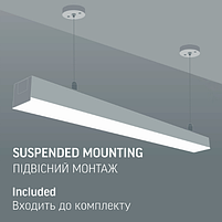 LED Світильник лінійний 30W 0,6м 5000К 220V VL-BN03-30065B Videx, фото 6