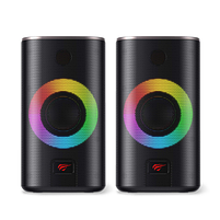 Ігрові колонки 2.0 HV-SK212SE USB чорний Havit, фото 4