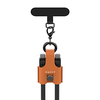 Кабель USB + ремінь 2в1 PD Type-C/Type-C Havit HV-CB6344 3,0A 60W 1,2м чорний, фото 2