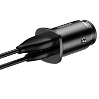 Автомобільний зарядний пристрій Baseus PPS Car Charger(30W PD3.0 QC4.0+ SCP ) Black, фото 6