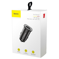 Автомобільний зарядний пристрій Baseus PPS Car Charger(30W PD3.0 QC4.0+ SCP ) Black, фото 7