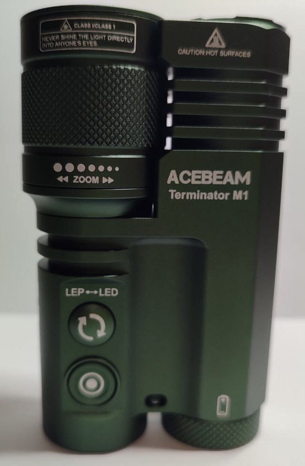 Acebeam Terminator M1 Nichia 519A 5000K CRI90 тепле світло в зеленому корпусі