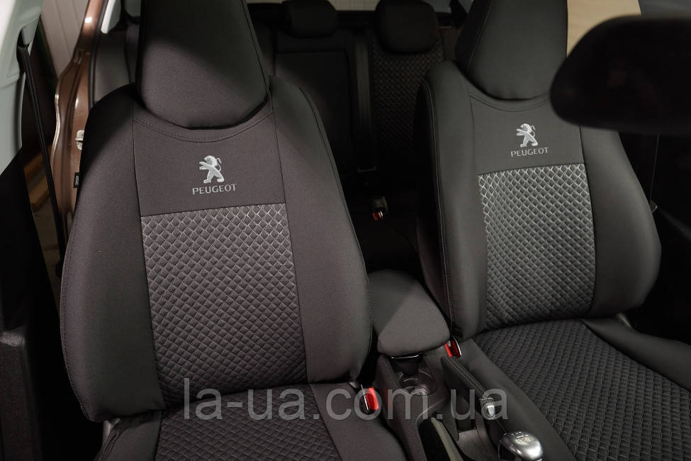 Чохли на сидіння Peugeot 308 з 2013-2017 р (оригінальні авточохли Пежо 308)