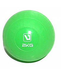 Медбол LiveUp soft weight ball Зелений 2kg (LS3003-2)