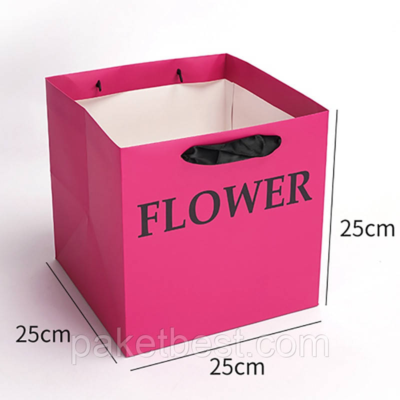 Пакети-бокси "FLOWER"25*25*25см (XS)