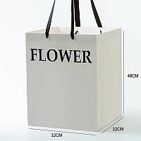 Пакети-бокси "FLOWER"32*32*40см (L)