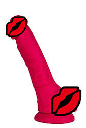 Фалоїмітатор Alive Adam Pink L, двошаровий, силікон + Silexpan, діаметр 4 см (м'ята упаковка!!!!